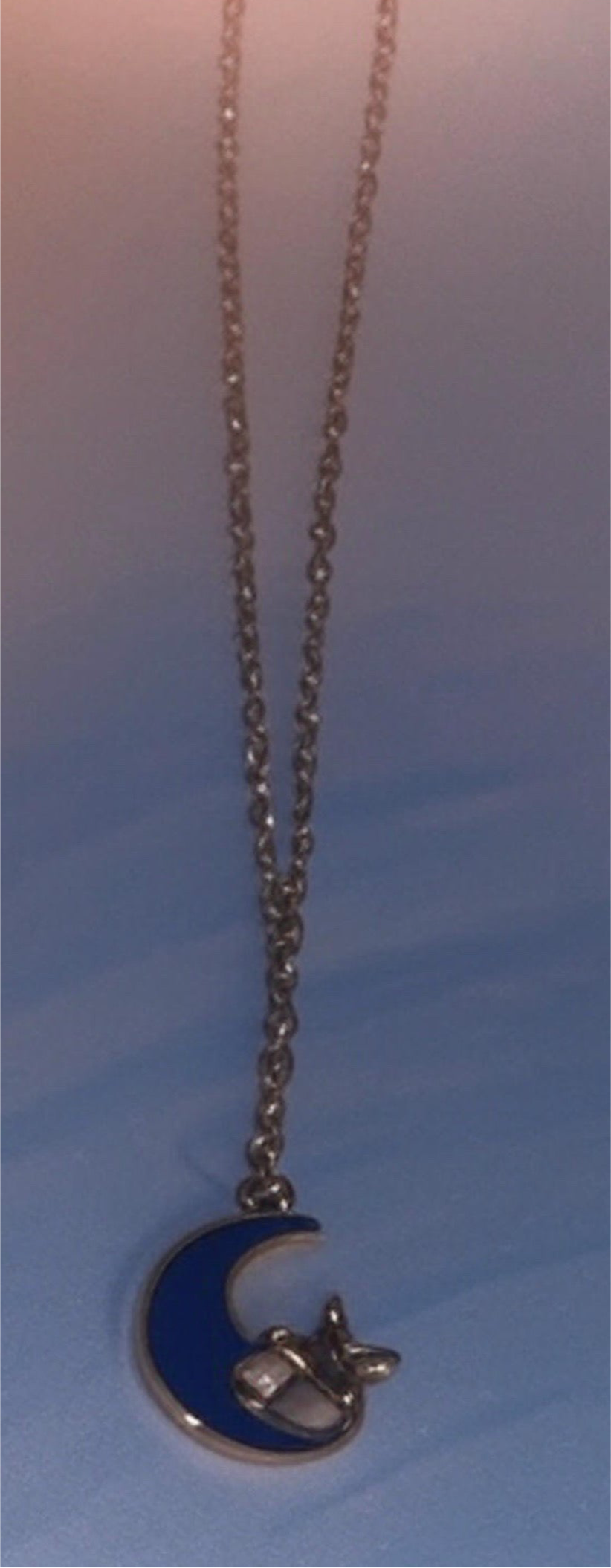 Moon and Star Necklace