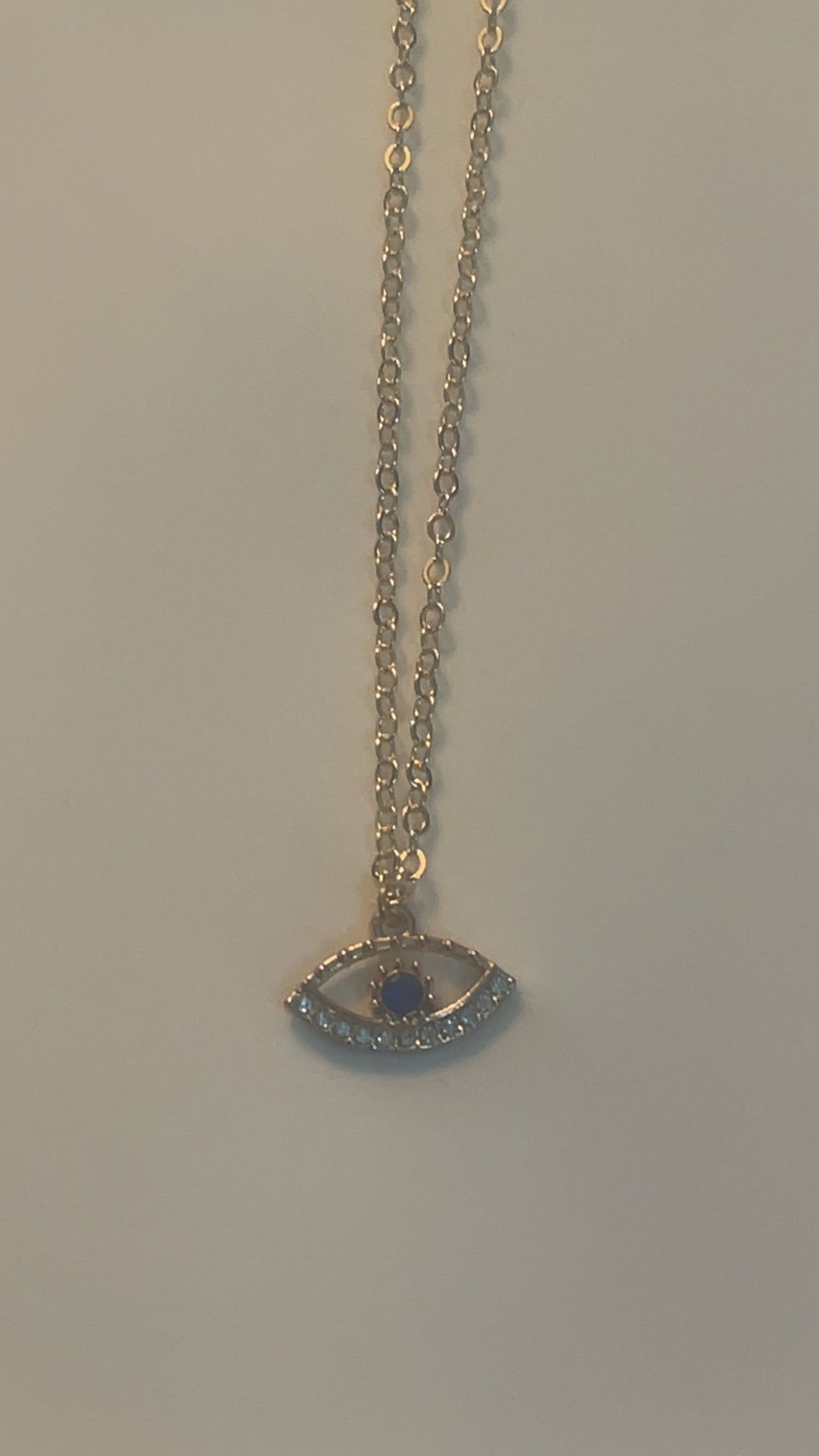 Gold plated Evil Eye Necklace