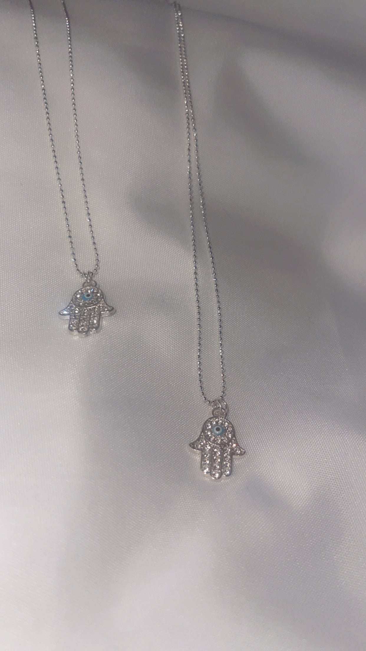 Hamsa Evil Eye protection Necklace