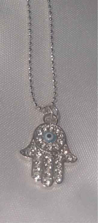 Hamsa Evil Eye protection Necklace