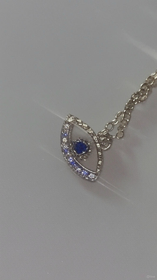 Gold plated Evil Eye Necklace